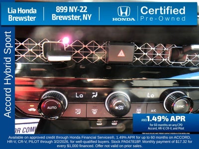 2023 Honda Accord Hybrid Sport