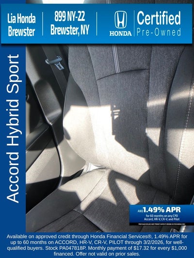 2023 Honda Accord Hybrid Sport