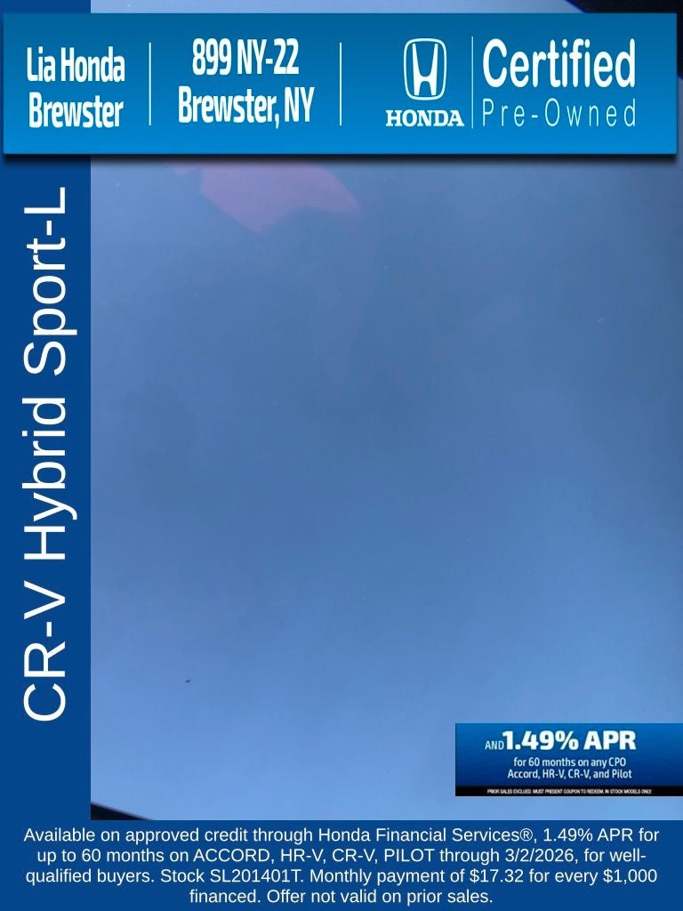 2025 Honda CR-V Hybrid Sport-L