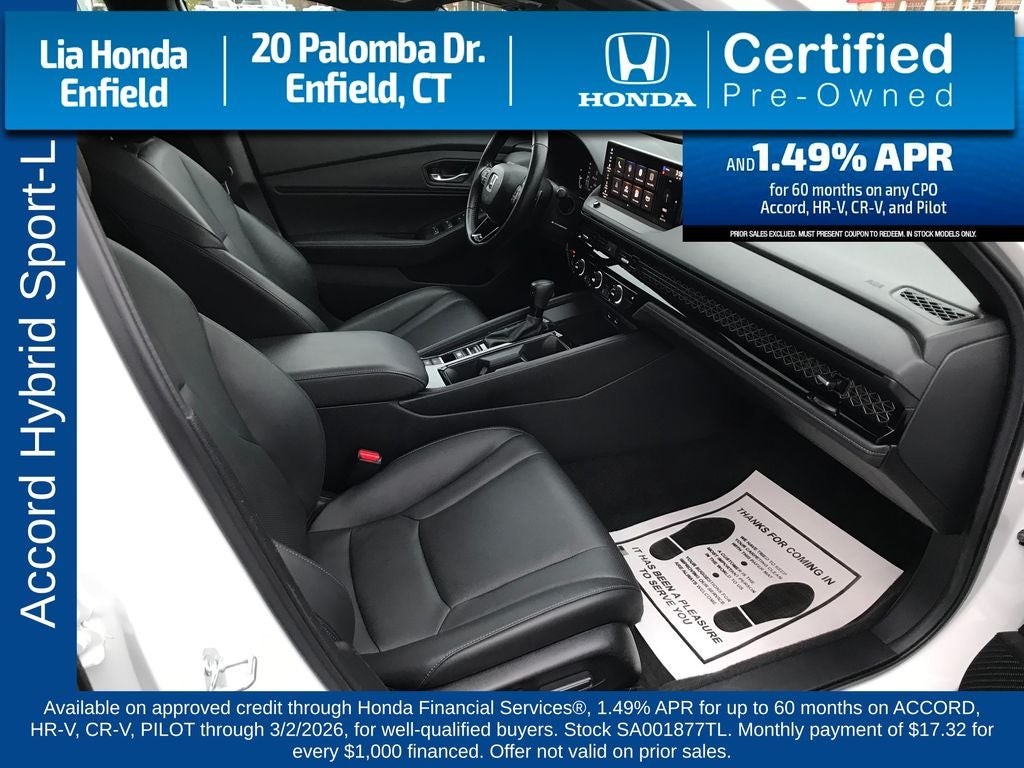 2025 Honda Accord Hybrid Sport-L