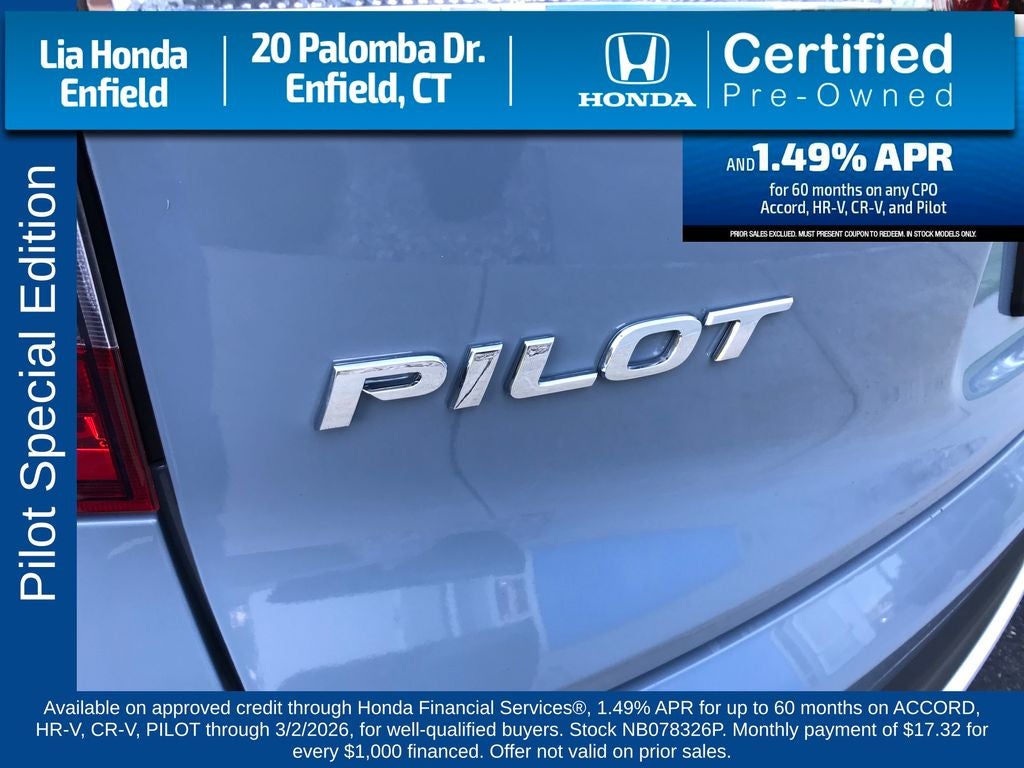 2022 Honda Pilot Special Edition