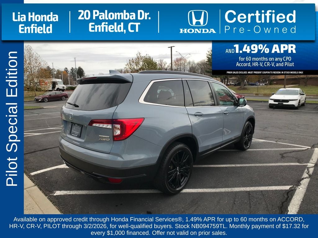 2022 Honda Pilot Special Edition