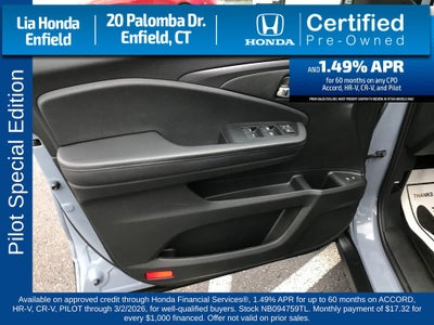 2022 Honda Pilot Special Edition