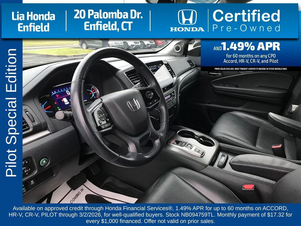 2022 Honda Pilot Special Edition