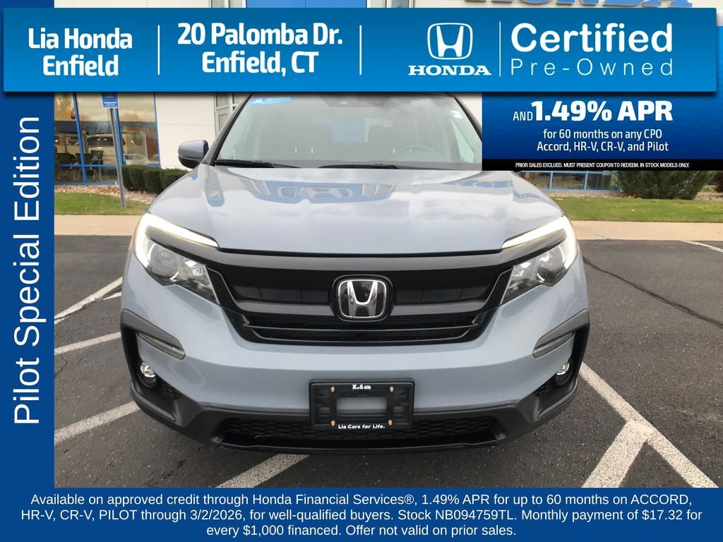 2022 Honda Pilot Special Edition