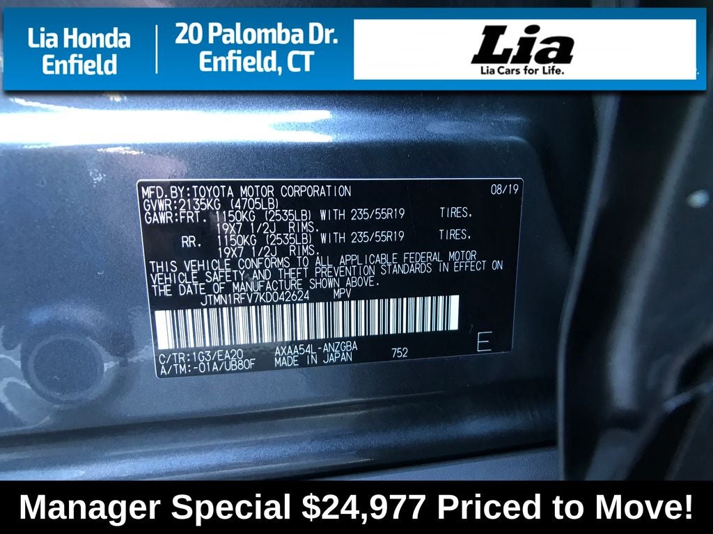 2019 Toyota RAV4 Limited