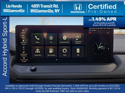 2024 Honda Accord Hybrid Sport-L