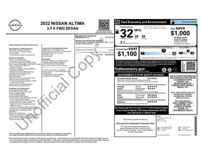 2022 Nissan Altima 2.5 S
