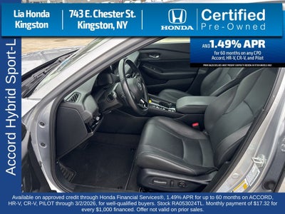 2024 Honda Accord Hybrid Sport-L
