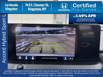 2024 Honda Accord Hybrid Sport-L