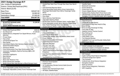 2021 Dodge Durango R/T