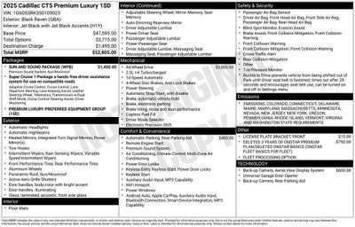 2025 Cadillac CT5 Premium Luxury