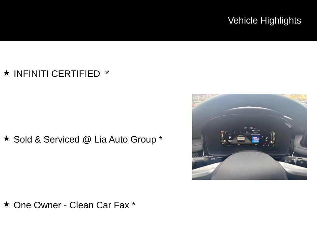 2026 INFINITI QX60 LUXE ***CERTIFIED***