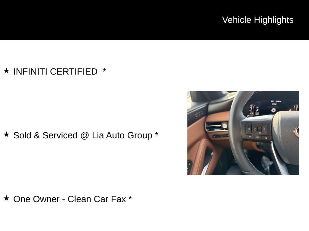 2026 INFINITI QX60 Autograph ***CERTIFIED***