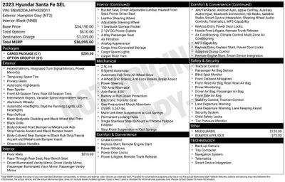 2023 Hyundai SANTA FE SEL