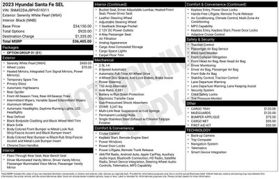 2023 Hyundai SANTA FE SEL