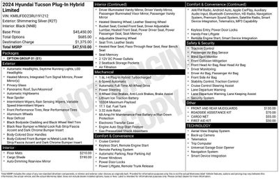 2024 Hyundai TUCSON PLUG-IN HYBRID Limited